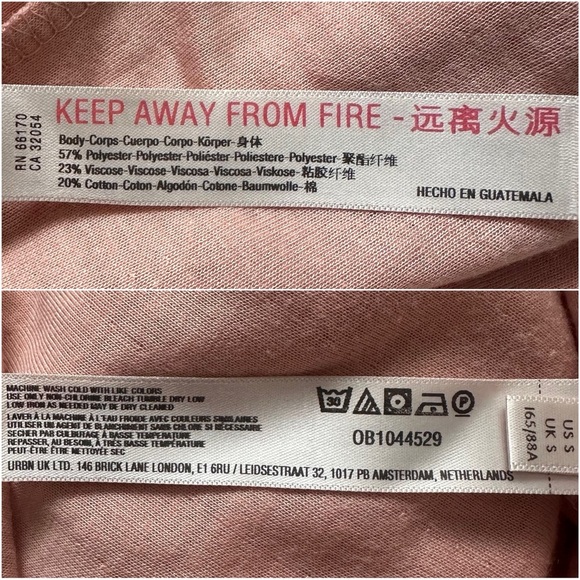 Free People FP Beach Sweater Bi-Coastal Cardigan Duster Papaya Sun Sz S - Picture 11 of 14